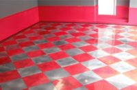 Michael R. Jensen is CEO and artist at Atlanta Concrete Artist, billed as a purveyor of “exotic designer flooring.” He recently completed an epoxy garage floor for a car enthusiast in Sandy Springs, Ga.